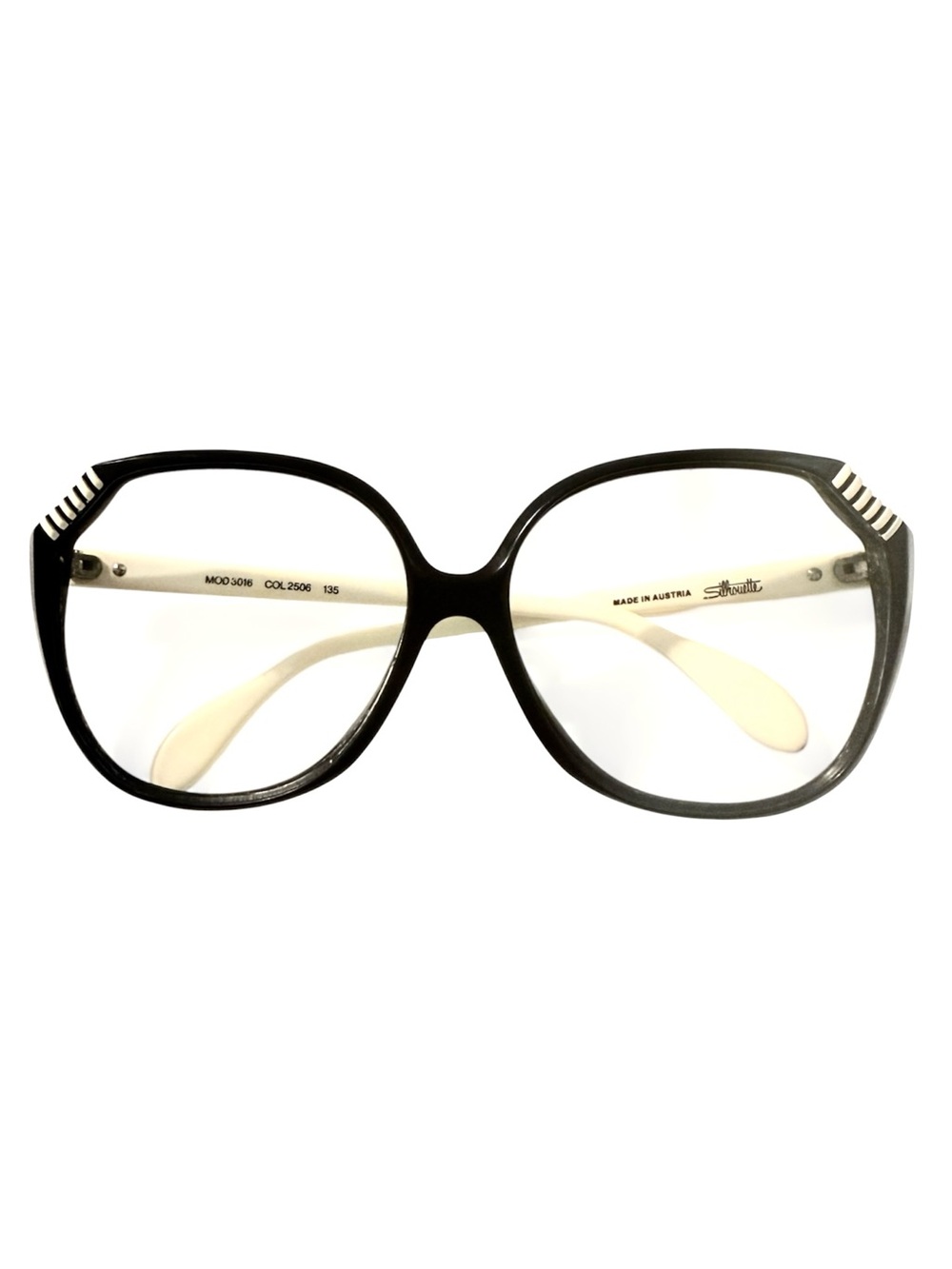 1980’s Vintage Silhouette Austria Eyeglasses Frames for Sunglasses, Colorblock